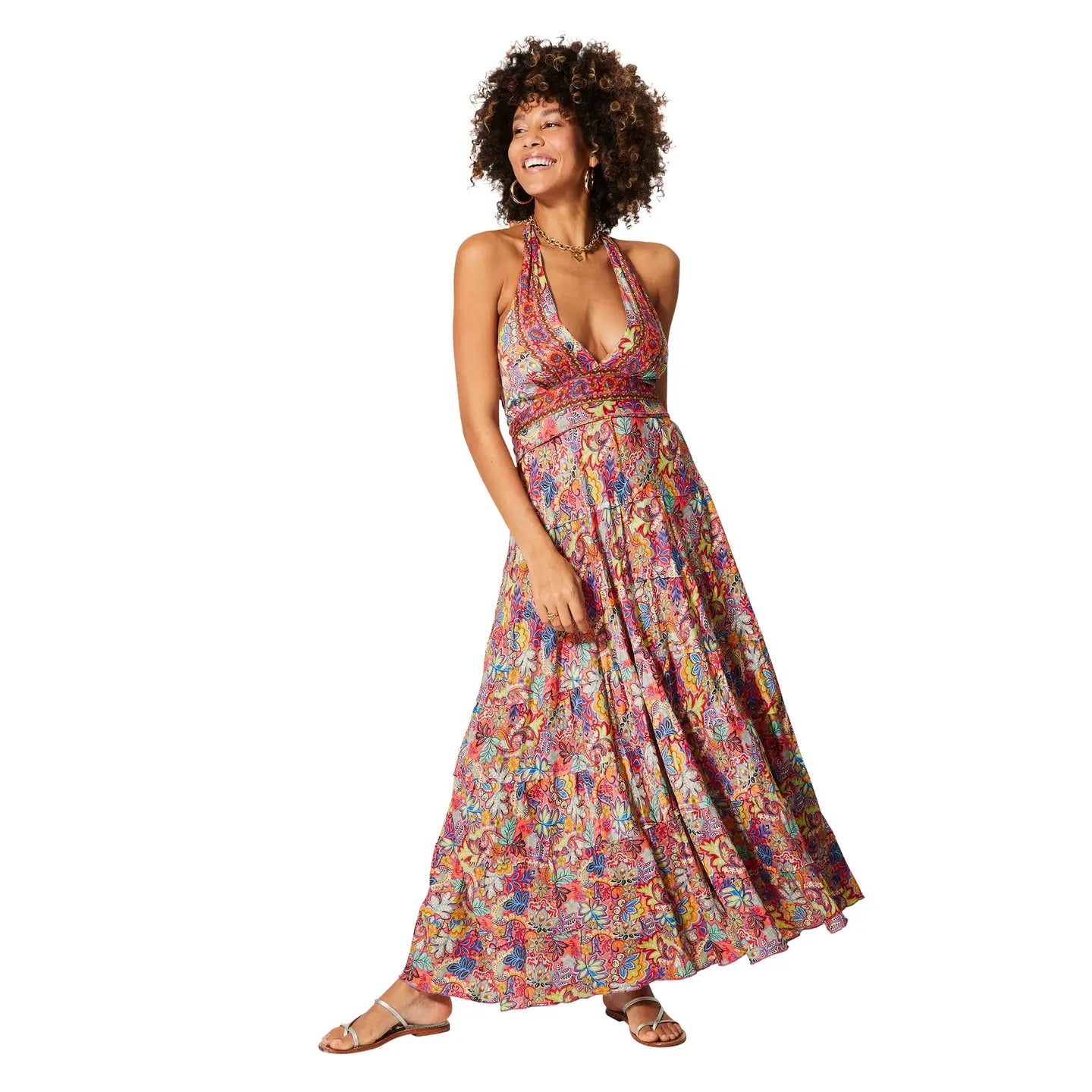 Aller Simplement ROBE ÉTÉ LONGUE SANS MANCHES violet