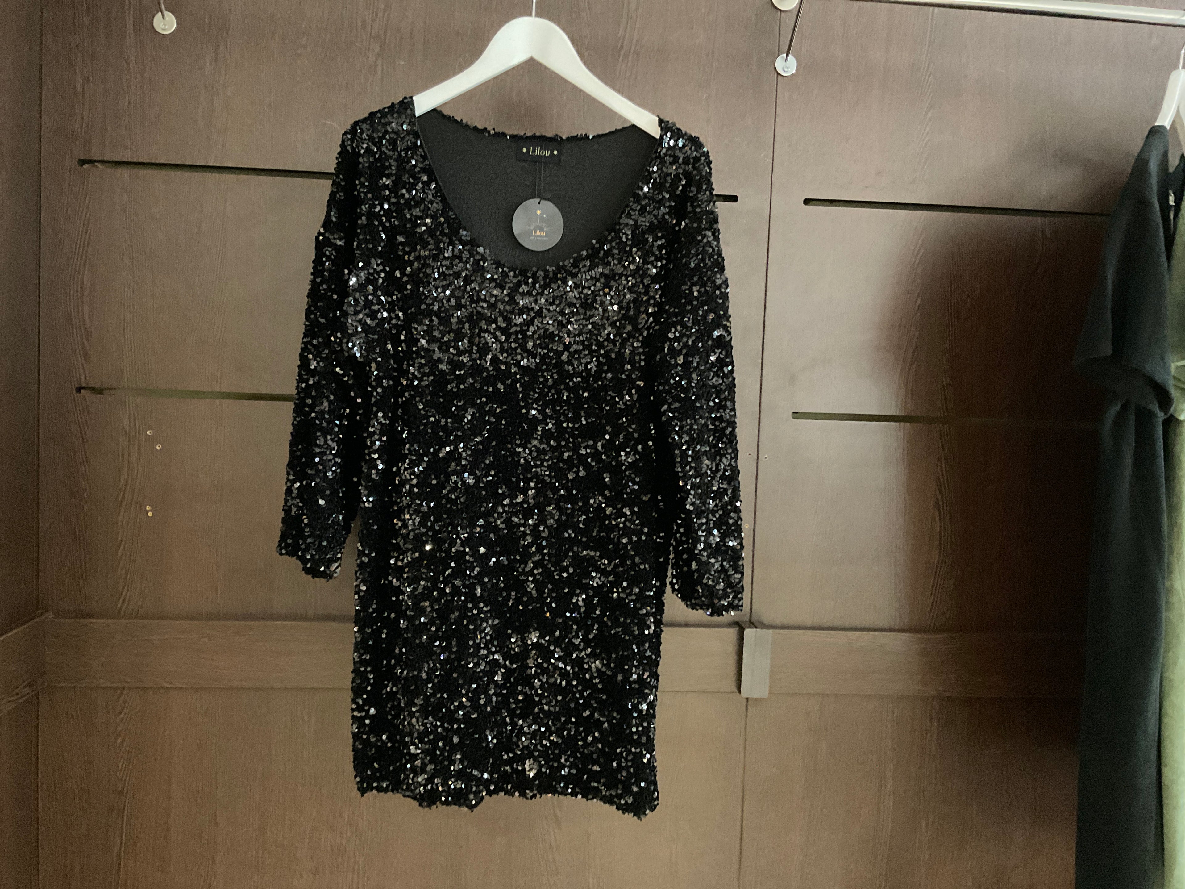 LILOU AIX robe Mathilde sequins