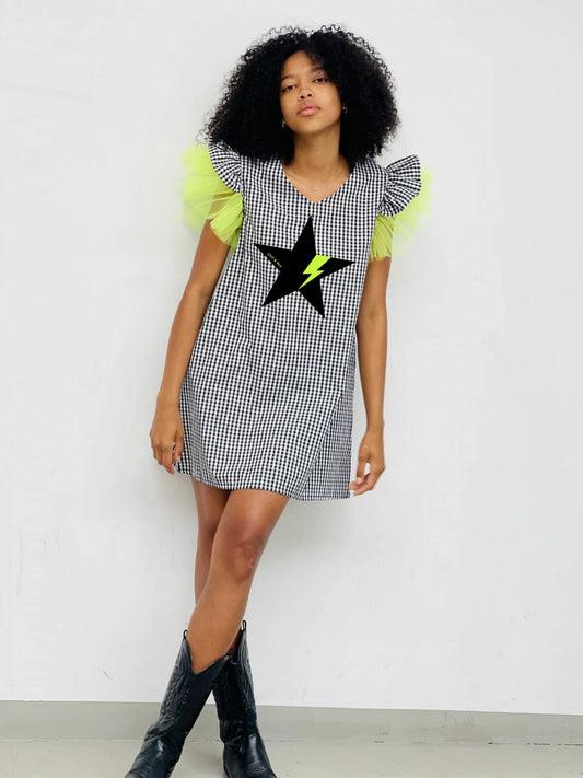 Chill and buy Robe noire en tulle Rock Star Lia Vichy