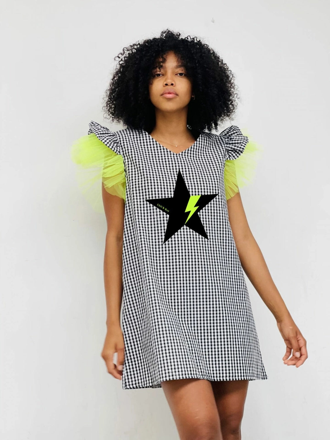 Chill and buy Robe noire en tulle Rock Star Lia Vichy