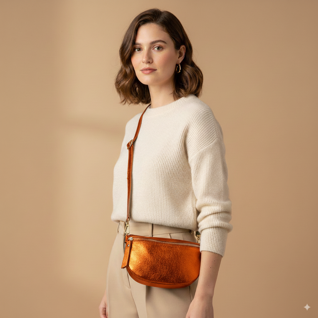 Lili Moon sac petite Banane Laminati