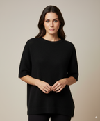 NOELINE Pull Alpaga manches courtes