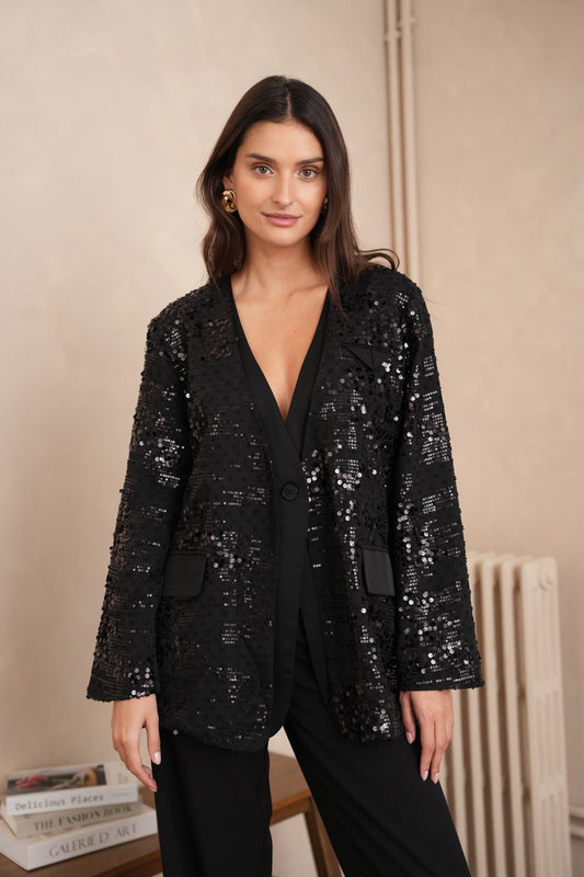 Choklate Veste 2en1 à sequin CK08349