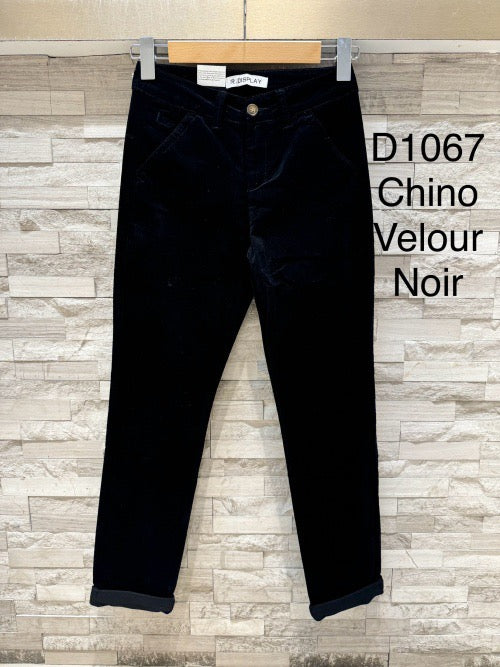 R DISPLAY Velour noir T1019