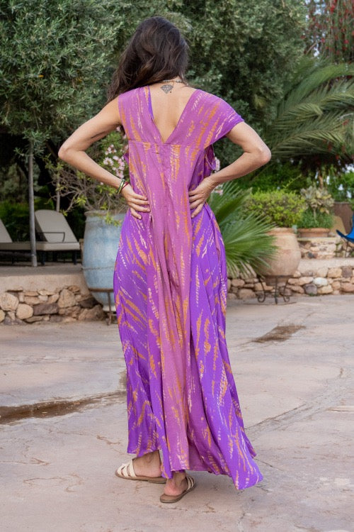 Gold and silver ROBE violette
