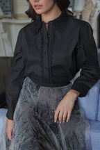 CHOKLATE Chemise avec bordures en dentelle