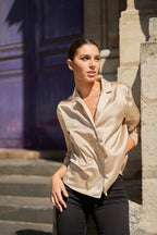 CHOKLATE Chemise col pyjama