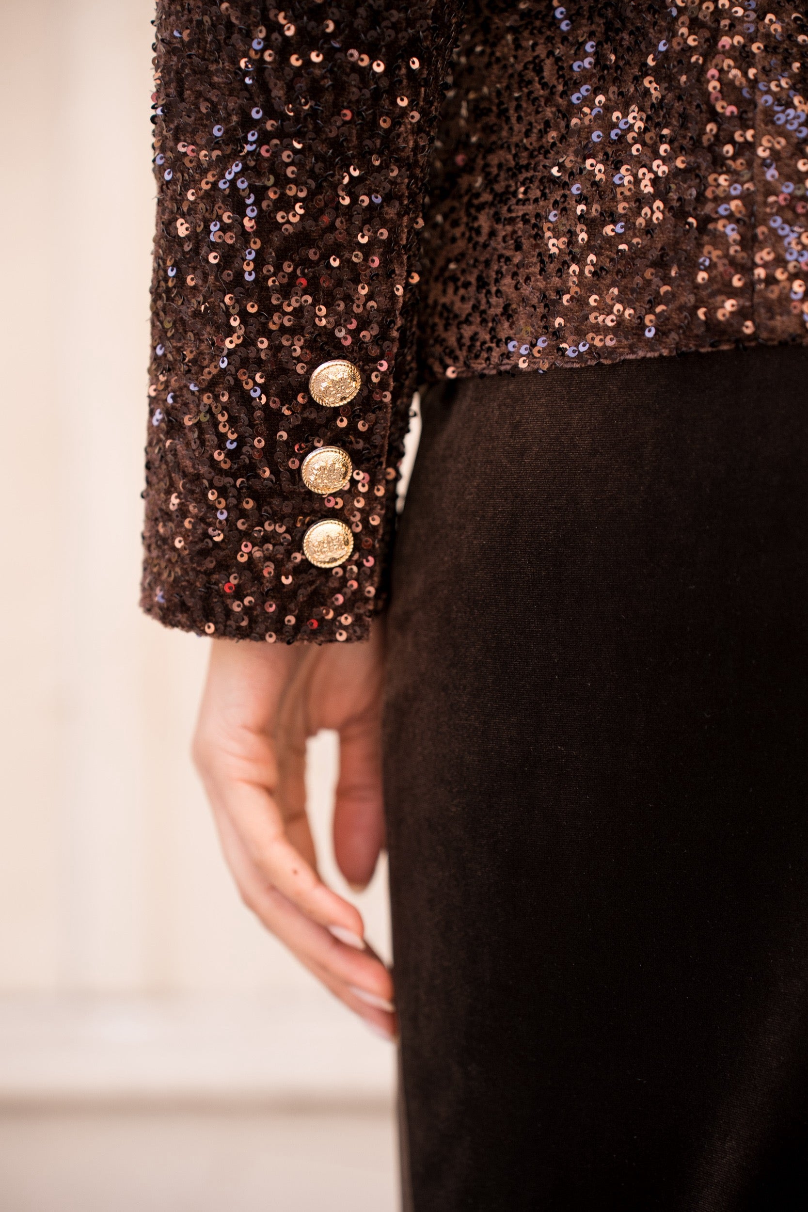 ATTENTIF Veste sequin V2521C
