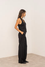 ATTENTIF Gilet sans manche rayé G2513