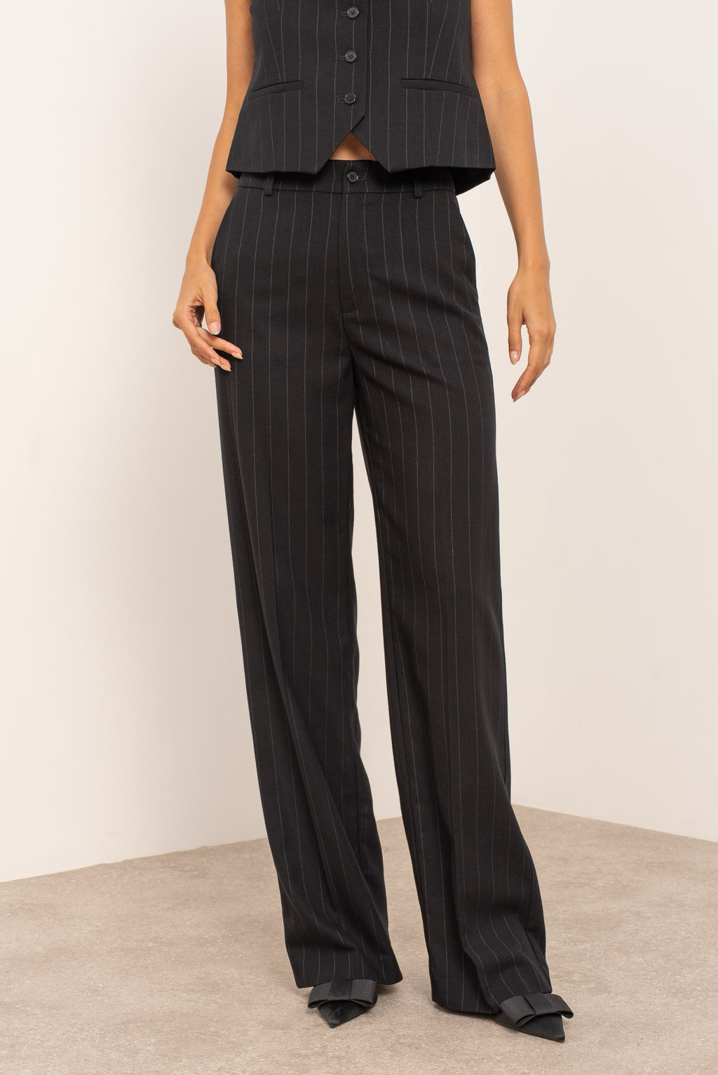 ATTENTIF Pantalon rayé P2412