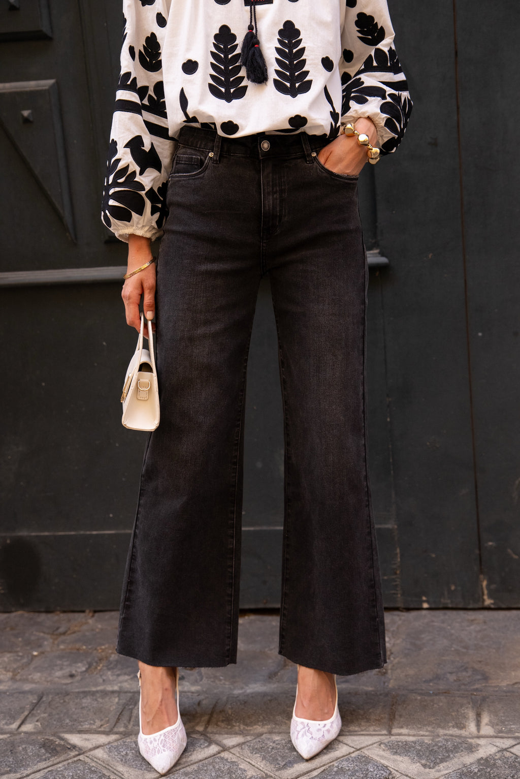 R display Pantalon wide Leg D2000