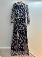 Loriane robe tigrée tulle