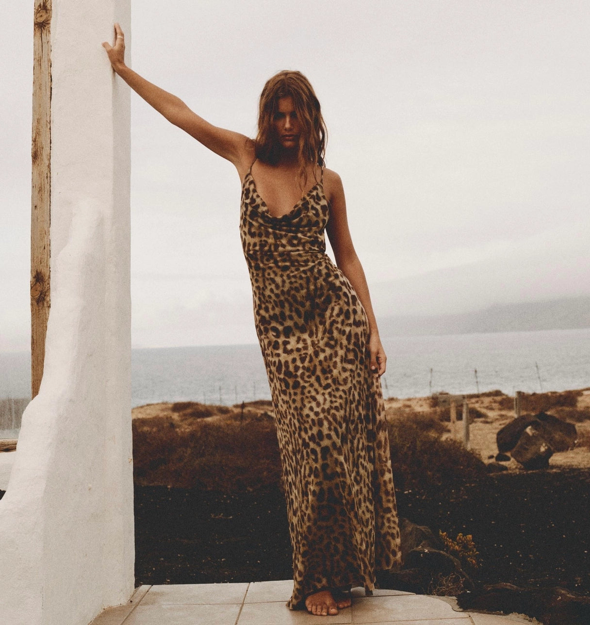 Loriane robe tulle léopard