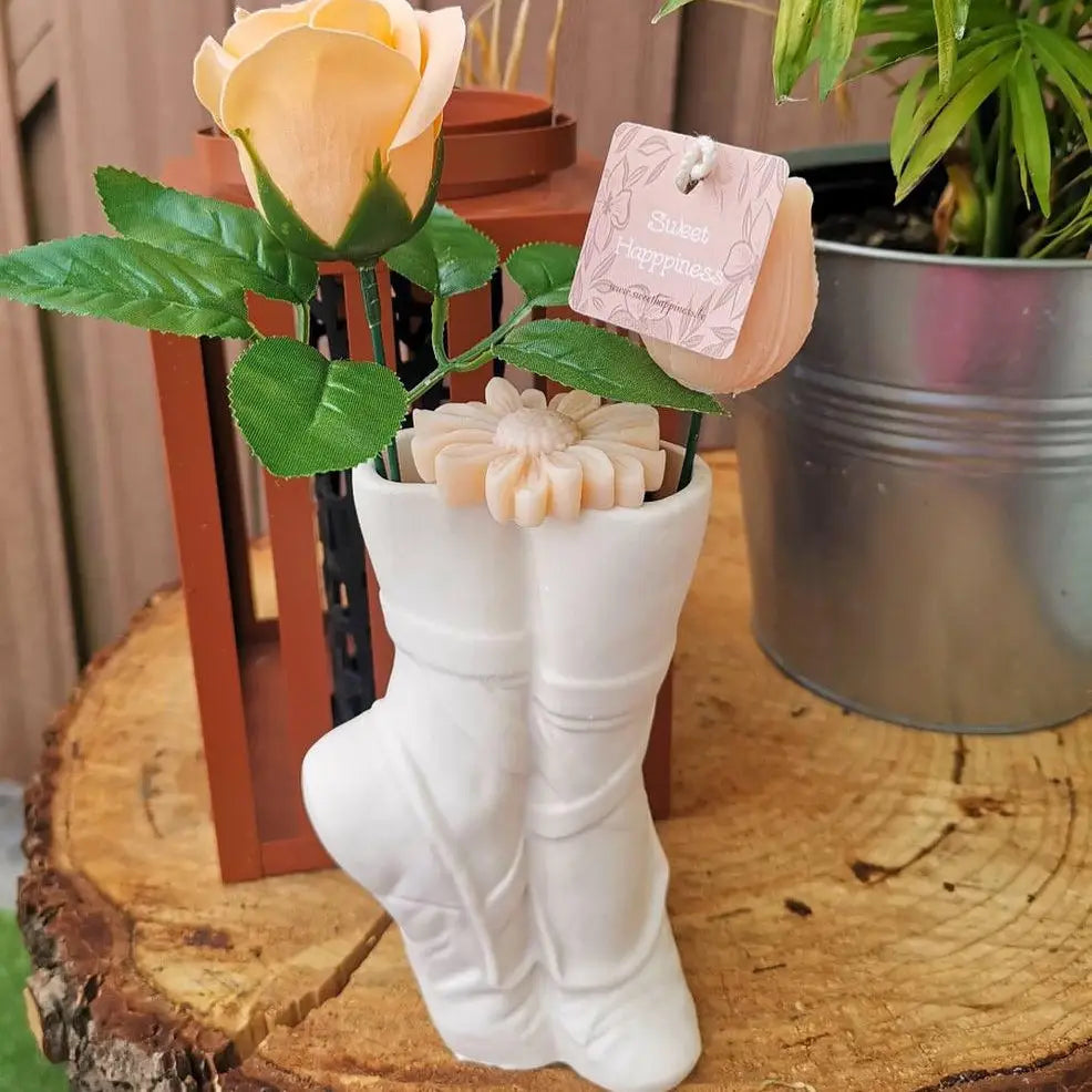 Sweet happiness vase ballerine