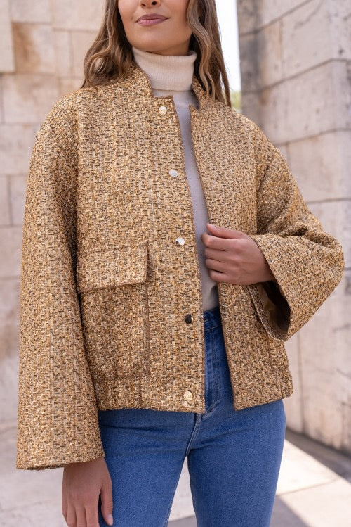 Attentif Veste bomber V2449 dorée