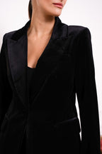 ATTENTIF Veste de costume velours V2228