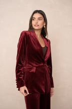 ATTENTIF Veste de costume velours V2228