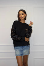 Chilli Girl pull manches sequins