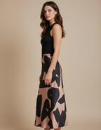 Loriane jupe longues imprimée