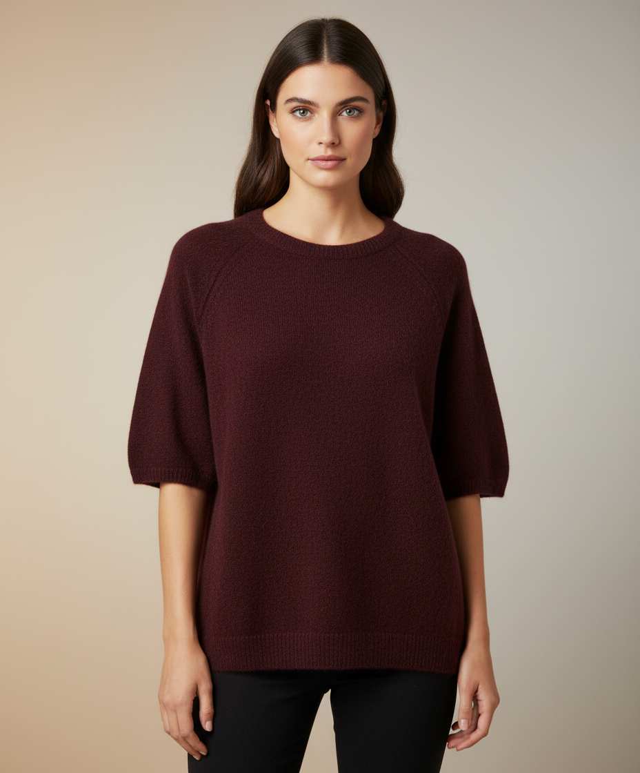 NOELINE Pull Alpaga manches courtes