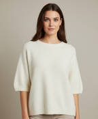 NOELINE Pull Alpaga manches courtes