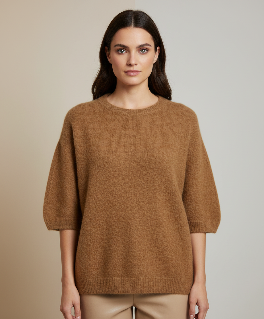 NOELINE Pull Alpaga manches courtes