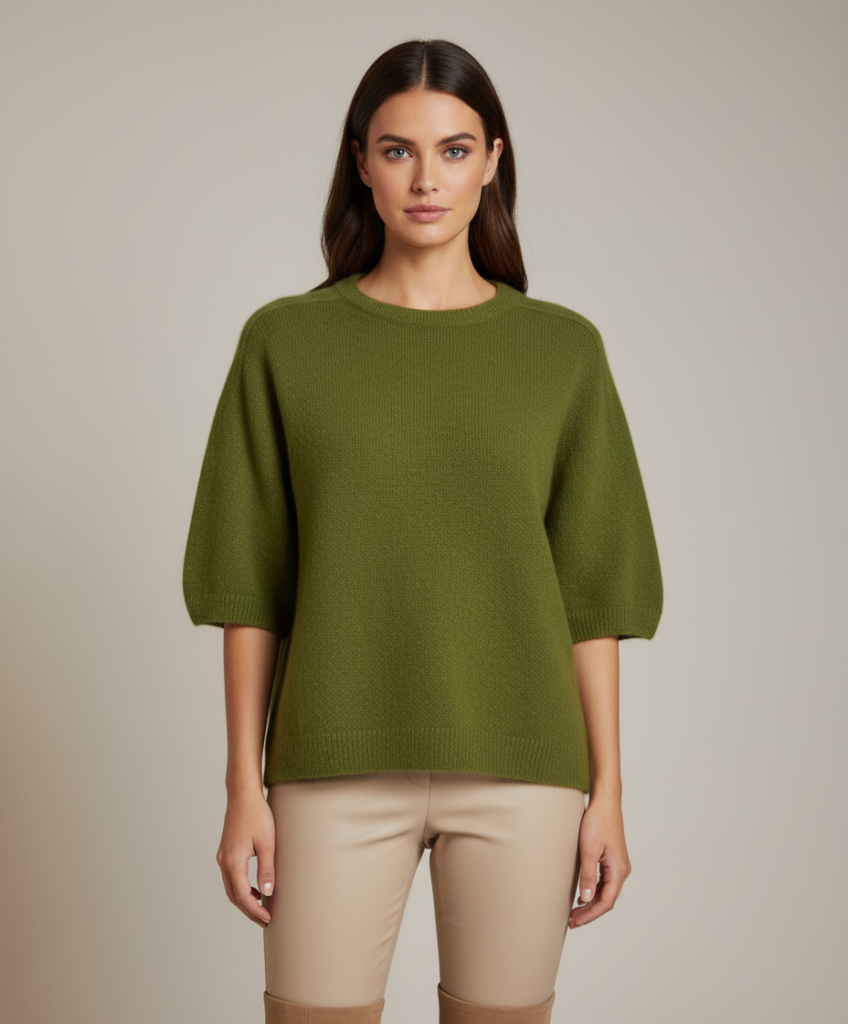 NOELINE Pull Alpaga manches courtes