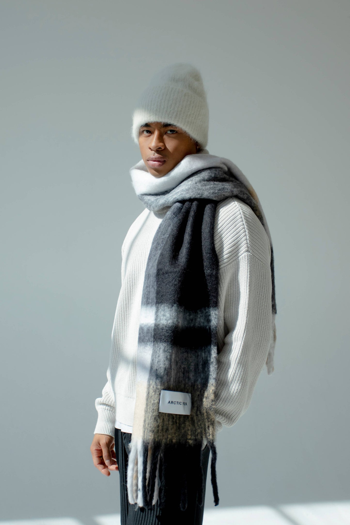 L'écharpe Stockholm - 100 % recyclée - The Arctic - AW24