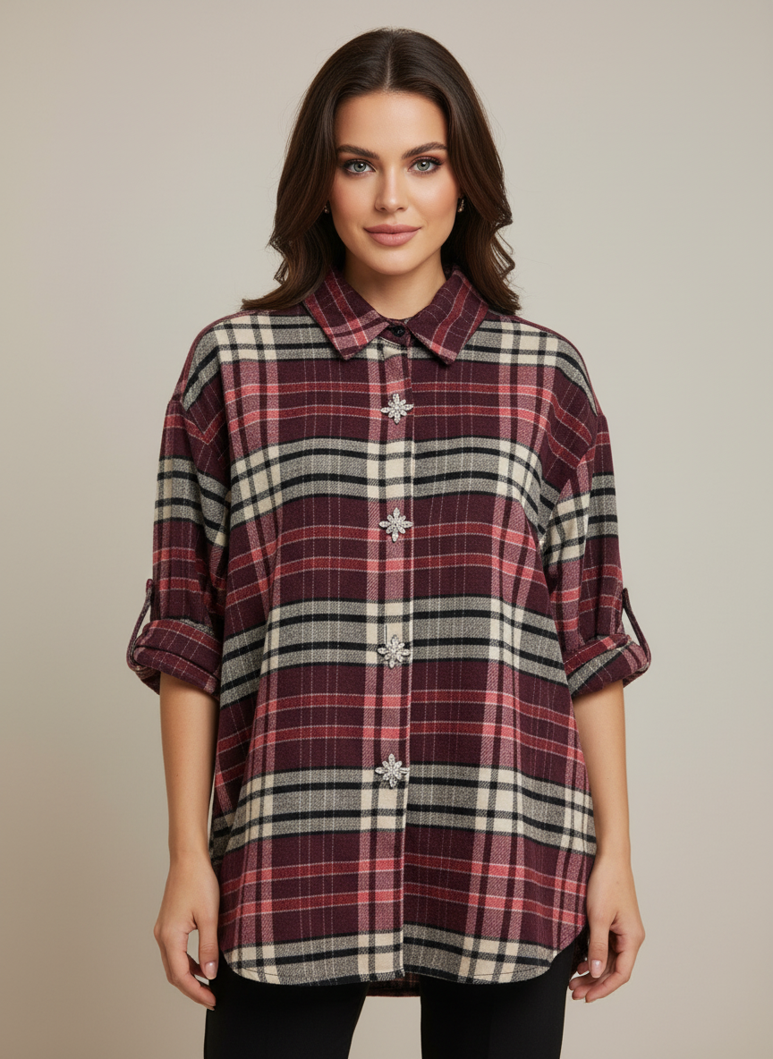Miss Carla chemise à carreaux