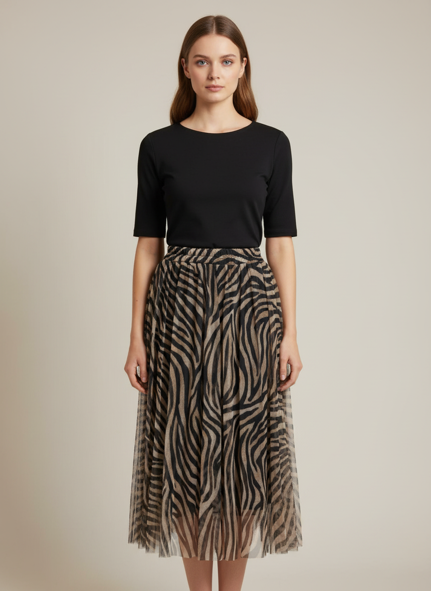 Miss Carla jupe tulle étoile/lune