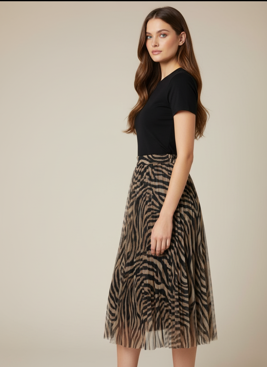 Miss Carla jupe tulle étoile/lune