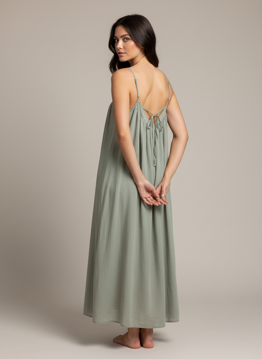 JS Millenium robes voile de coton dos nus