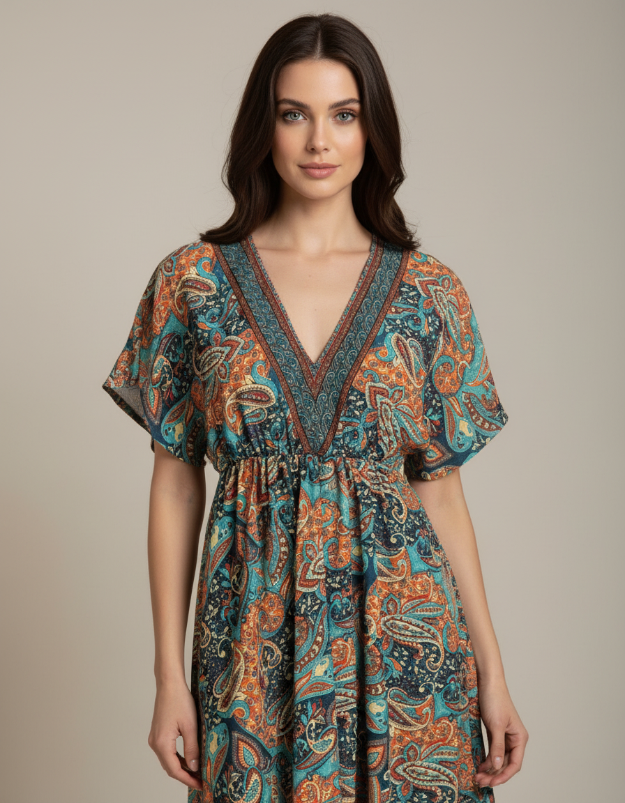 Aller Simplement robe manche Kimono