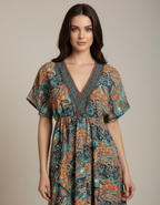 Aller Simplement robe manche Kimono