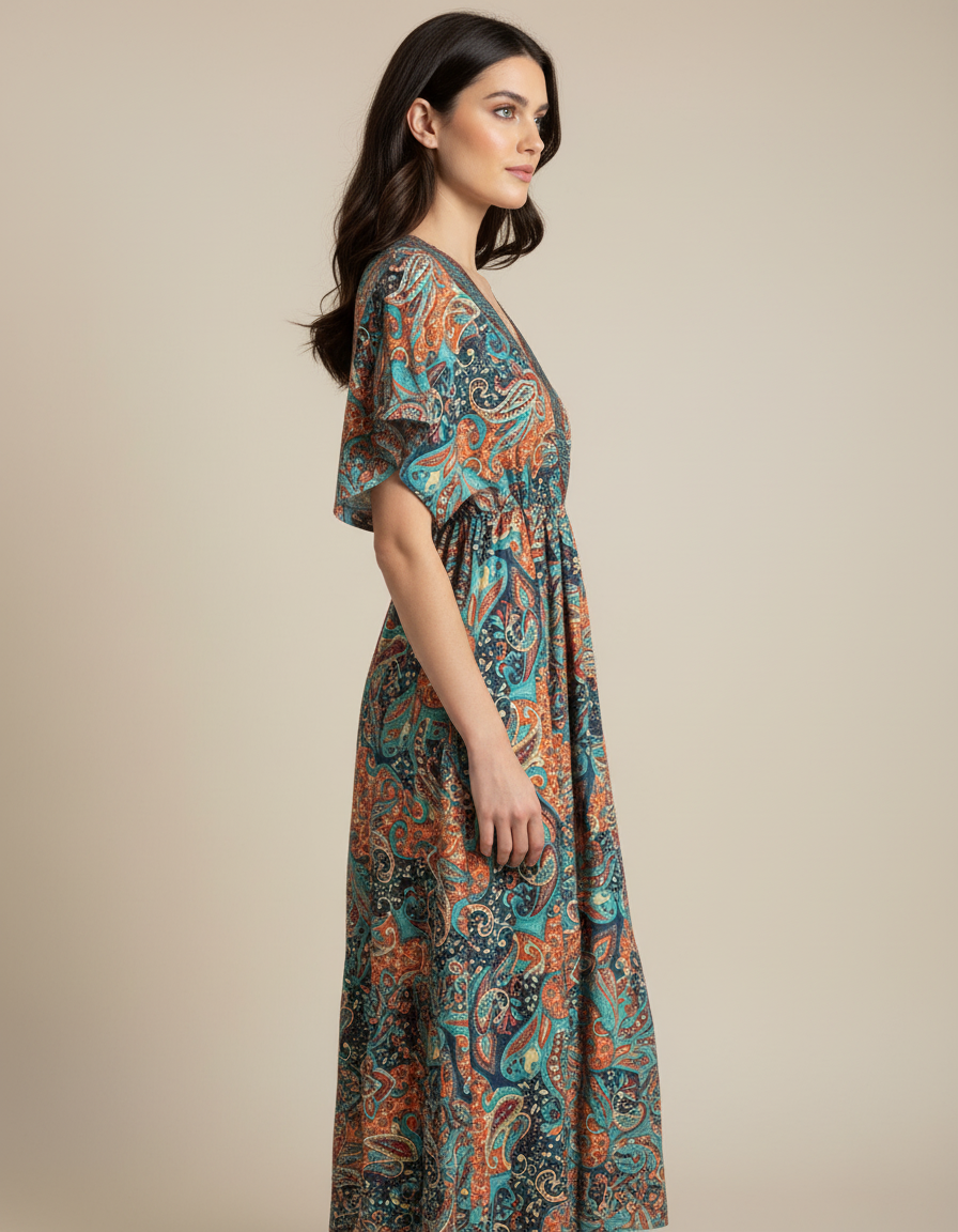 Aller Simplement robe manche Kimono