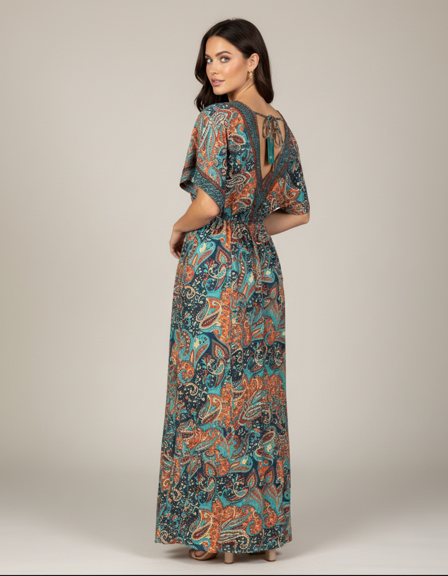 Aller Simplement robe manche Kimono