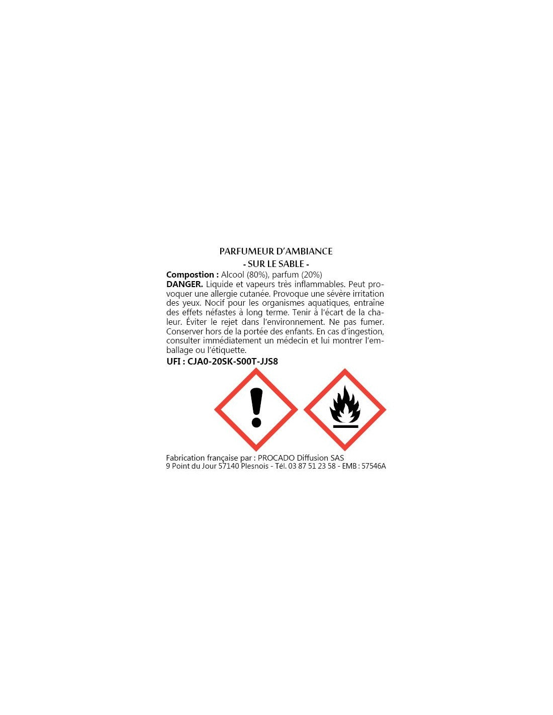 les lumières du temps Spray d'ambiance 100 ml Musc blanc